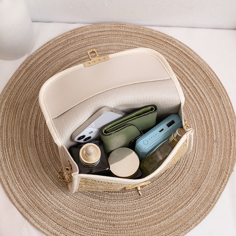 Venta al por mayor Bolsas De Paja Con Cadena De Borla